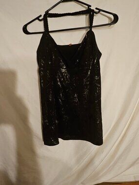 Black Sleeveless Mini Dress with Braided Straps